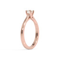 Vittoria&Co. No K01 Solitaire Ring – Gold & Diamond Elegance