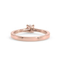 Vittoria&Co. No K01 Solitaire Ring – Gold & Diamond Elegance