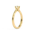 Vittoria&Co. No K01 Solitaire Ring – Gold & Diamond Elegance